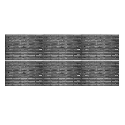 Afbeelding van KADAX Gereedschapswand, opbergsysteem van PP kunststof, wandrek in verschillende maten, werkplaatswandrek met opbergbakken en gereedschapshouders (174 x 78 cm)