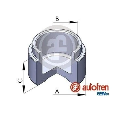 Afbeelding van AUTOFREN SEINSA D025513 Zuiger, remklauw 51 Vooras AKE
