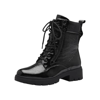 Afbeelding van Tamaris Comfort Essentials Dames Laarzen Zwart Lak Maat 41