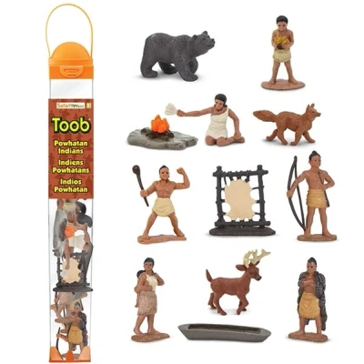 Afbeelding van Safari Speelfiguren Toob Set Indianen