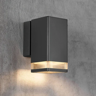 Afbeelding van Buitenwandlamp Elm in kantig moderne vorm