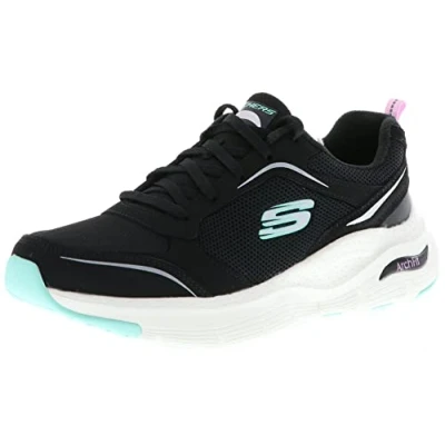 Afbeelding van Skechers Arch Fit Gentle Stride Damessneakers, zwart.