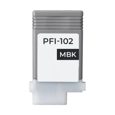 Afbeelding van Huismerk Canon PFI 102MBK Inktcartridge Mat zwart