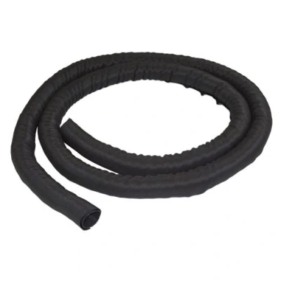 Image de StarTech.com Passe câble de 2 m Gaine tressée auto fermante Gestionnaire câbles en tissue trimmable (WKSTNCM) Kit gaines pour noir