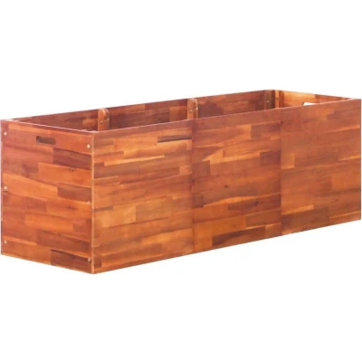 Afbeelding van Plantenbak verhoogd 150x50x50 cm acaciahout