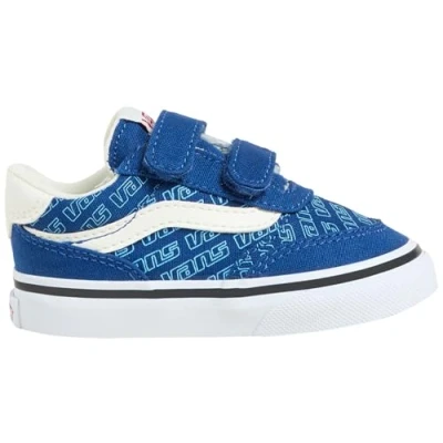 Afbeelding van Vans Brooklyn Ls V Sneakers voor jongens, True Blue retro logo