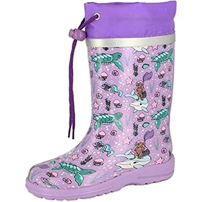 Afbeelding van Beck Ocean TALE Regenlaarzen voor kinderen, Maat: 31, Lila Natuurrubber