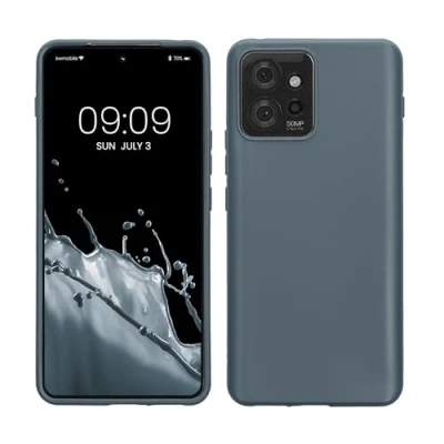 Afbeelding van kwmobile telefoonhoesje geschikt voor Motorola ThinkPhone Hoesje smartphone Back cover in leisteen