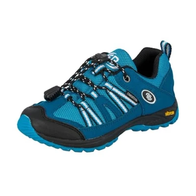 Afbeelding van Brütting Ohio lage schoenen voor kinderen, uniseks, blauw, wit, wit