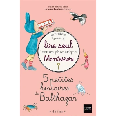Image de Coffret Premiers livres à lire seul 5 petites histoires de Balthazar Niveau 1 Pédagogie Montessori