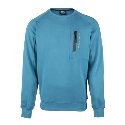 Afbeelding van Gorilla Wear Newark Sweater, Heren, Maat: 4XL, Blue