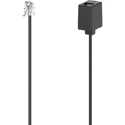 Afbeelding van Hama Telefoon (analoog) Verlengkabel [1x RJ11 stekker 1x bus] 6 m Zwart