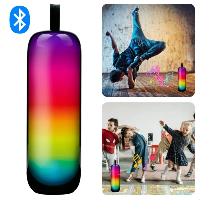 Afbeelding van Cheqo® Bluetooth Speaker RGB Draagbare Krachtige 10W Party Draadloze Verlichting Ideaal voor Feestjes Inclusief EBOOK