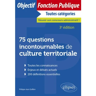 Image de 75 questions incontournables de culture territoriale