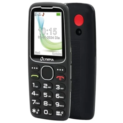 Afbeelding van Olympia Star mobiele telefoon voor Senioren Comfortabele met grote toetsen LCD kleurenscherm SOS knop zonder contract Functie