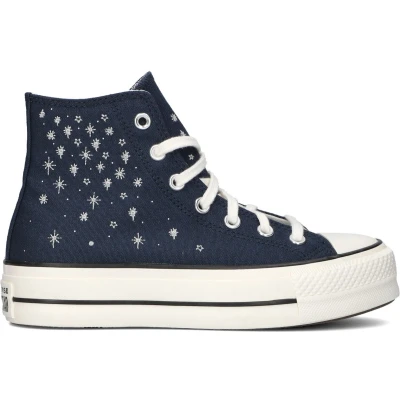 Afbeelding van Converse Chuck Taylor ALL STAR LIFT Sneakers hoog, Dames, Maat: 36.5, Into the void/egret Textiel