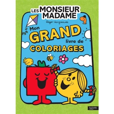 Image de Monsieur Madame Mon grand livre de coloriages