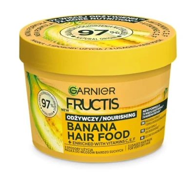 Afbeelding van Fructis Banana Hair Food Voedingsmasker voor droog haar 400ml