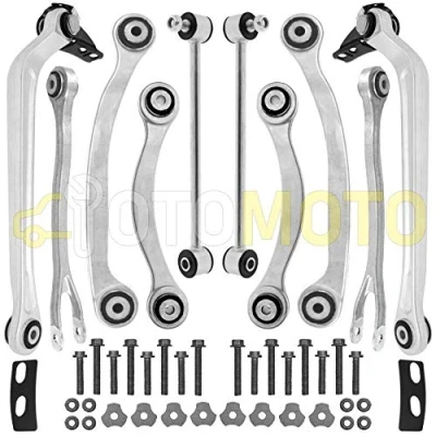 Afbeelding van Achterwielophanging arm geschikt voor MERCEDES E W211 S211 CLS C219 driehoek, kogelgewricht, trekstang 11 stuks
