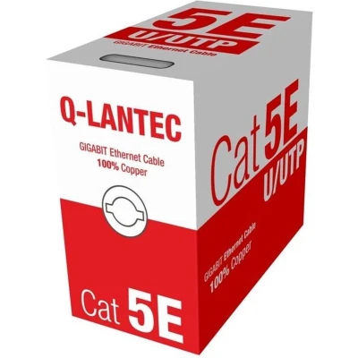 Afbeelding van Q LANTEC KIU5OUTS305Q netwerkkabel 305 m Cat5e U/UTP (UTP) Zwart