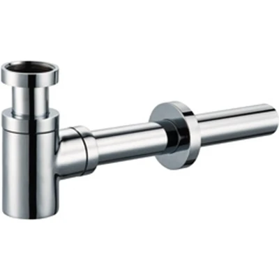 Afbeelding van Plieger designbekersifon verkort rond met muurbuis 30cm en rozet