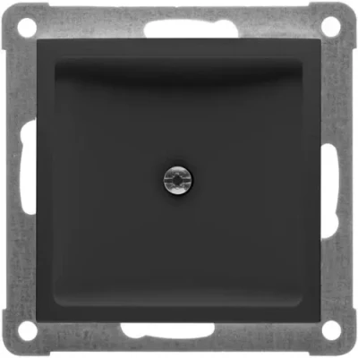 Afbeelding van PEHA BADORA blindplaat Mat zwart D 11.477.193