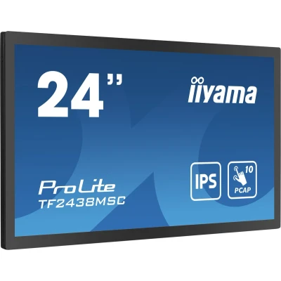 Afbeelding van Iiyama 23,8 Bonded PCAP Touchscreen monitor Energielabel: E (A G) 60.5 cm (23.8 inch) 1920 x 1080 Pixel 16:9 5 ms HDMI, DisplayPort, USB 3.2 Gen 1 IPS LED