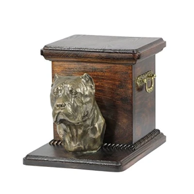 Afbeelding van Elegante urn hond voor Cane Corso met hondenbuste as van je huisdier
