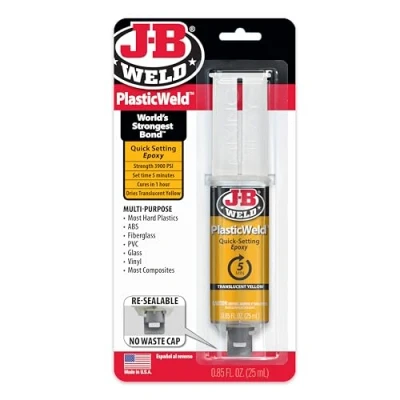 Afbeelding van JB Weld 50132UK 50132 plastic soldeerspuit 25 ml transparant geel