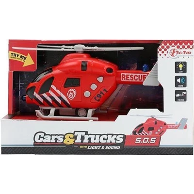 Afbeelding van Toi Toys Brandweer Helikopter met Licht en Geluid