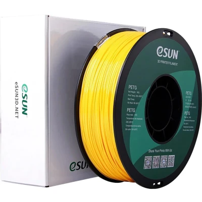 Afbeelding van eSun PETG Yellow/geel 1.75mm 3D printer filament 1kg