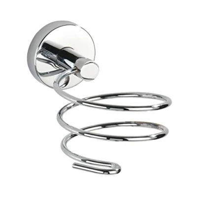 Afbeelding van WENKO type Quadro haardrogerhouder rond met vacuumloc CHROOM