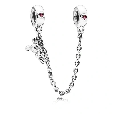Afbeelding van Pandora Veiligheidsketting Climbing Mickey 797173CZR, Zilver, Zirkonia