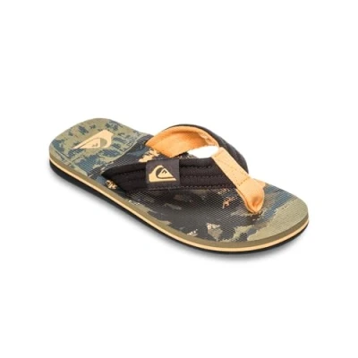Afbeelding van Quiksilver Molokai Layback Teensandalen voor kinderen, Maat: 28, Grape leaf tropicamo Katoen