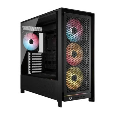 Afbeelding van Corsair FRAME 5000D RS ARGB Mid Tower Airflow Case Black