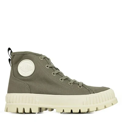 Afbeelding van Palladium Pallashock Veterboots Dusky green, Maat: 38, green Katoen