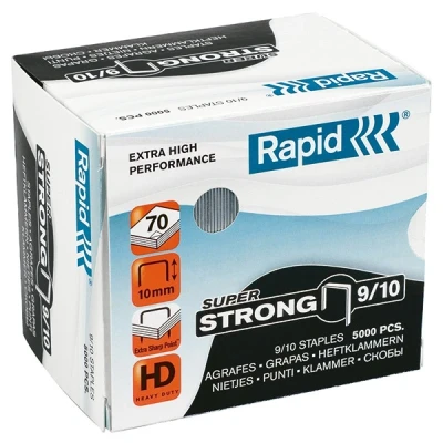 Image de Agrafes 9 galvanisées SuperStrong Boîte de 5000