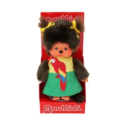 Afbeelding van Monchhichi Meisje Papegaai (20cm)