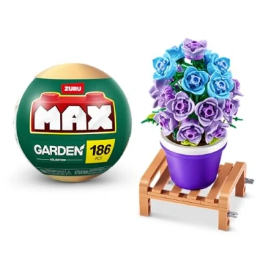 Afbeelding van MAX Premium Garden Pot Plants Building Bricks Collection (tot 233 stuks, 6 to collectie) (klokjesbloem, 1 capsule)