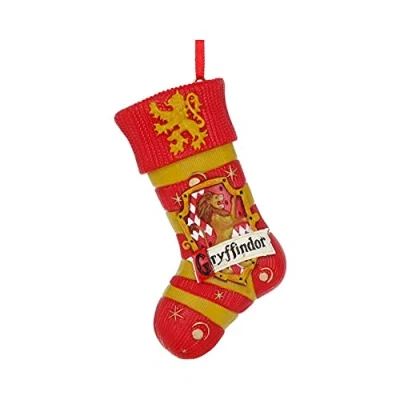 Afbeelding van Nemesis Now Harry Potter Gryffindor Kerstsok Hangende Kerstboomversiering 9.5cm