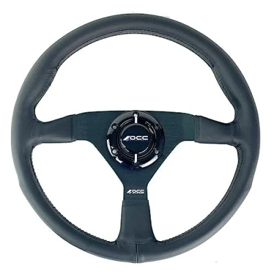 Afbeelding van Race stuurwiel OCC Motorsport OCCVOL014 Zwart Leer 350 mm