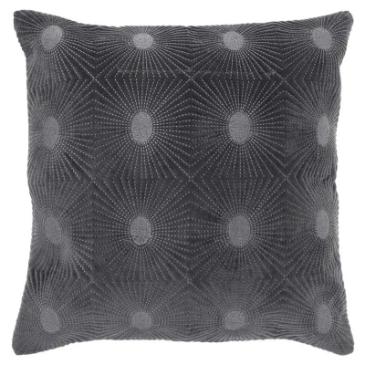 Afbeelding van Unique Living Sierkussen Nela Dark Grey 45x45cm