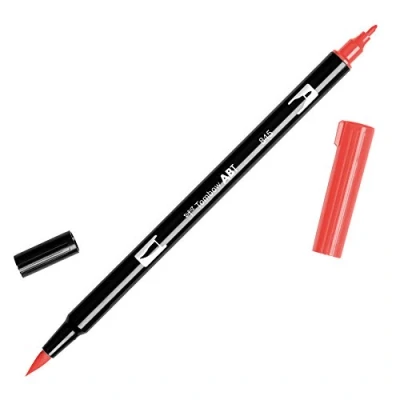 Afbeelding van Tombow ABT dubbele brushpen carmine 845