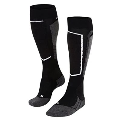 Afbeelding van Falke SK2 WOOL Skiing Functional Mediumcushioned Kniekousen, Dames, Maat: 37/38, Nearly black