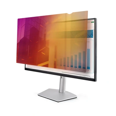 Afbeelding van StarTech.com 24 inch 16:9 Gold Monitor Privacy Filter, Omkeerbare Filter met Verhoogde Privacy, Glanzende Computer Security Verwijderbare Screen Protector, +/ 30