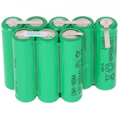 Afbeelding van Batterij geschikt voor MCW D 521 microfoon met 9,6 volt 1600mAh NiMH batterijpakket