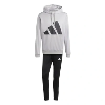 Afbeelding van adidas Heren Big Logo French Terry Hoodie TRACKSUITS, Medium Grey Heather, XXL