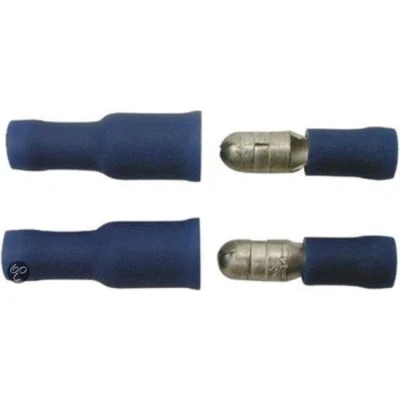 Afbeelding van Skandia kabelschoen rondsteker 5 mm assortiment blauw 10 stuks