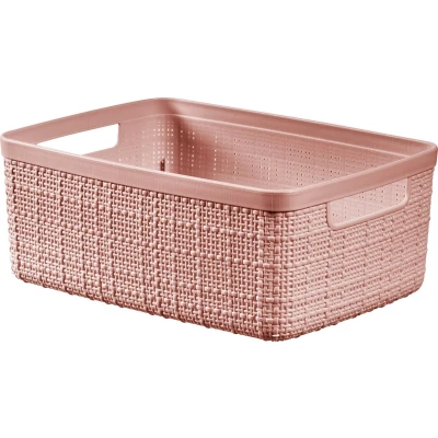 Afbeelding van Curver Opbergmand Jute Look 5L Roze