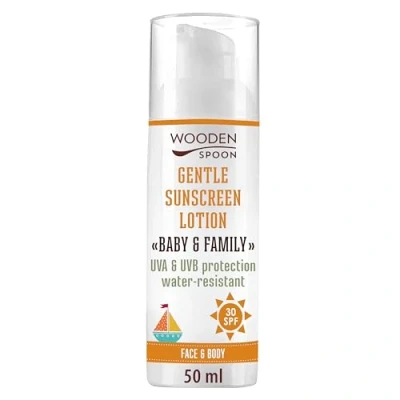 Afbeelding van Baby &amp; Familie Zachte Zonnebrandcrème Lotion SPF30 50ml